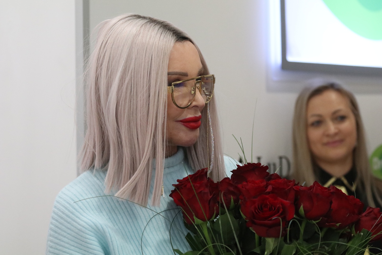Ewa Minge przyjechała na trzydzieste urodziny Salonu Dr Oko	
