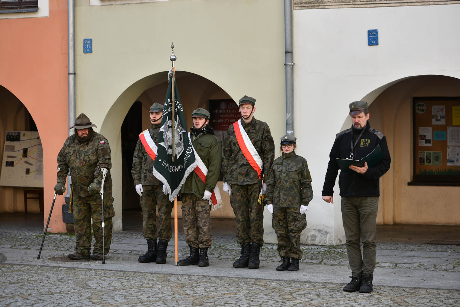 Historyczny harcerski apel w hołdzie W. Wojciechowskiemu