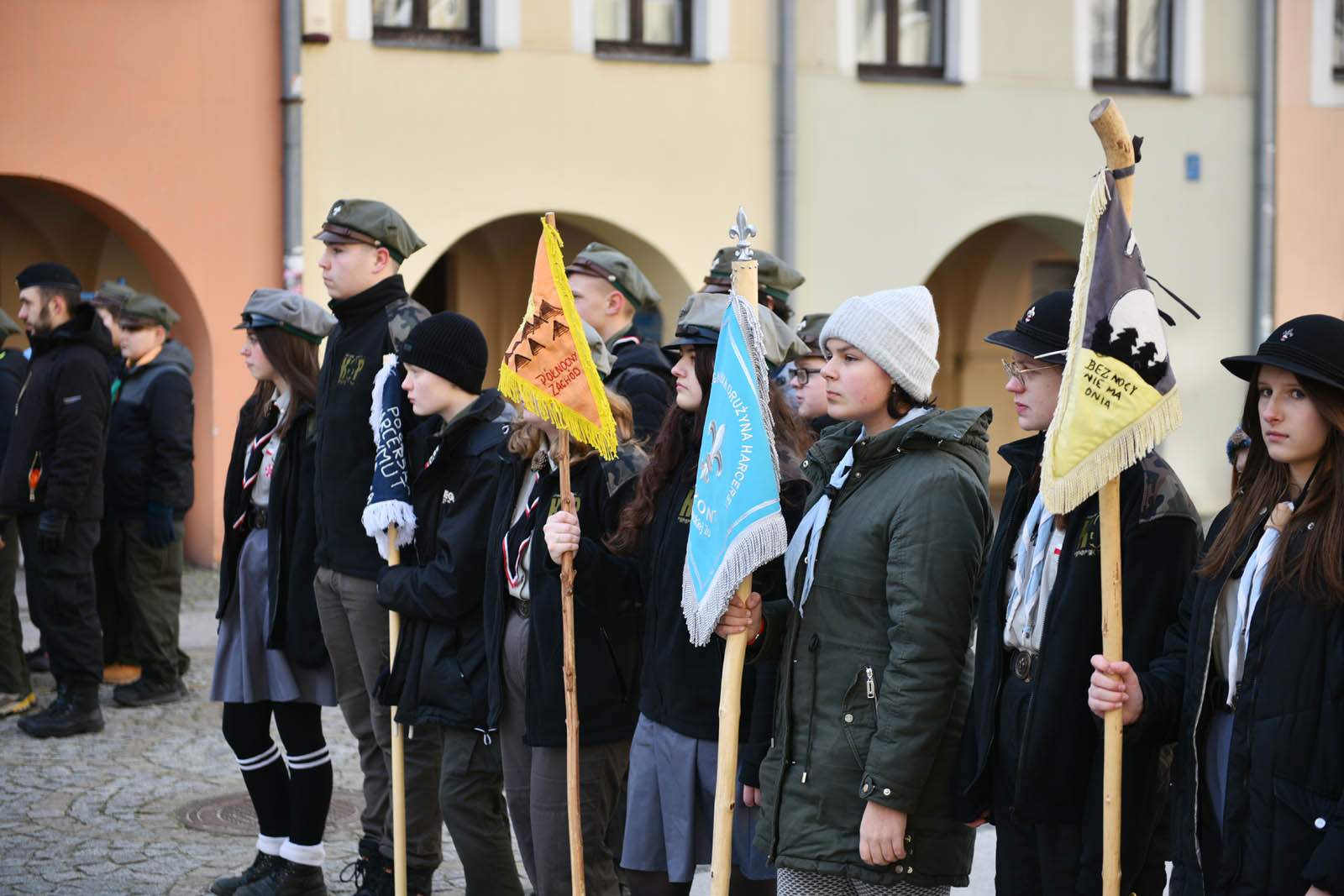 Historyczny harcerski apel w hołdzie W. Wojciechowskiemu