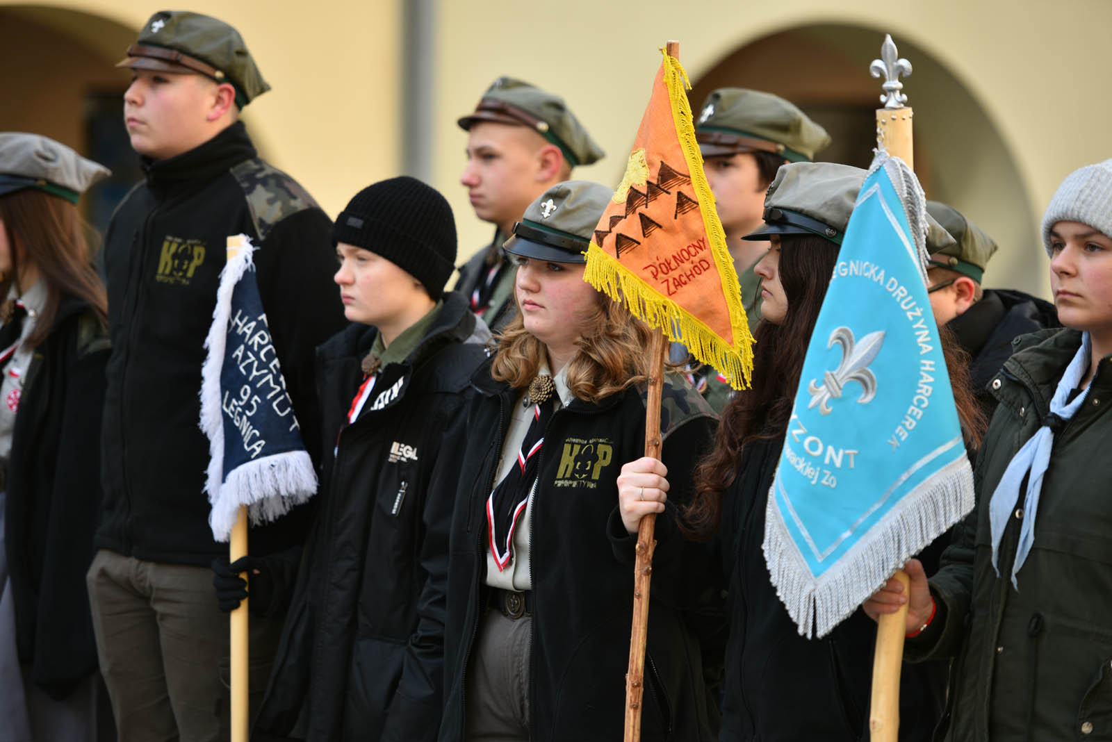 Historyczny harcerski apel w hołdzie W. Wojciechowskiemu