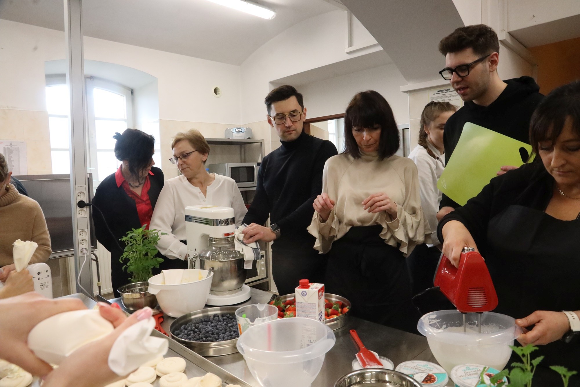 Warsztaty kulinarne ze studentami CWUP z Bartkiem Boratynem