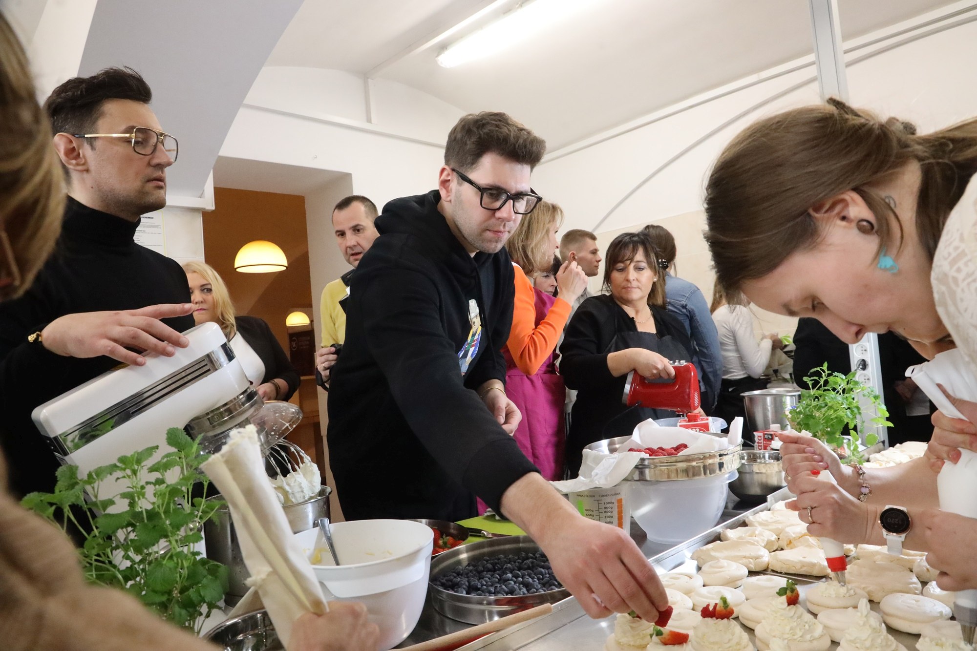 Warsztaty kulinarne ze studentami CWUP z Bartkiem Boratynem