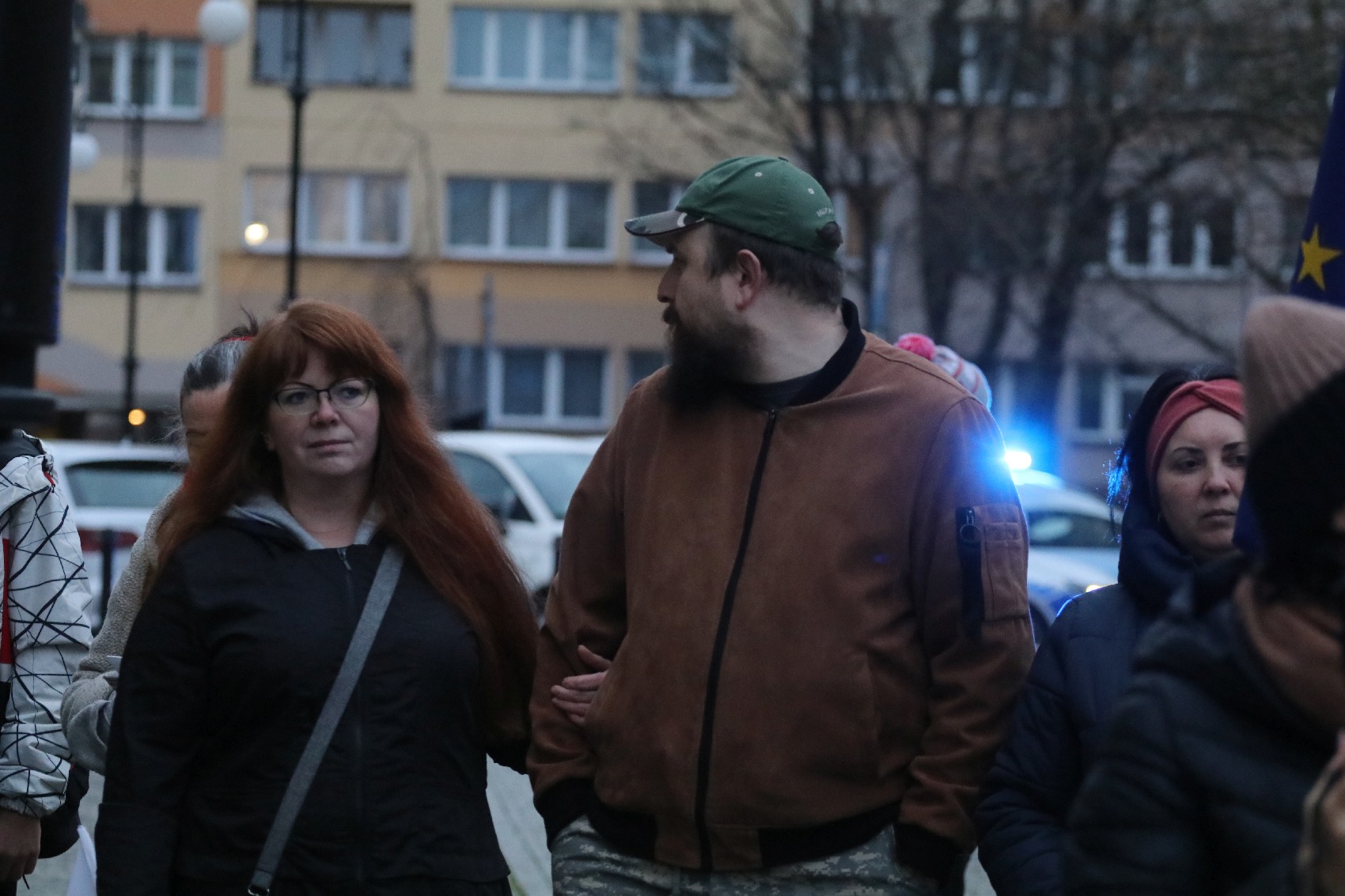 Pokojowo wyrazili wsparcie i solidarność z walczącą Ukrainą