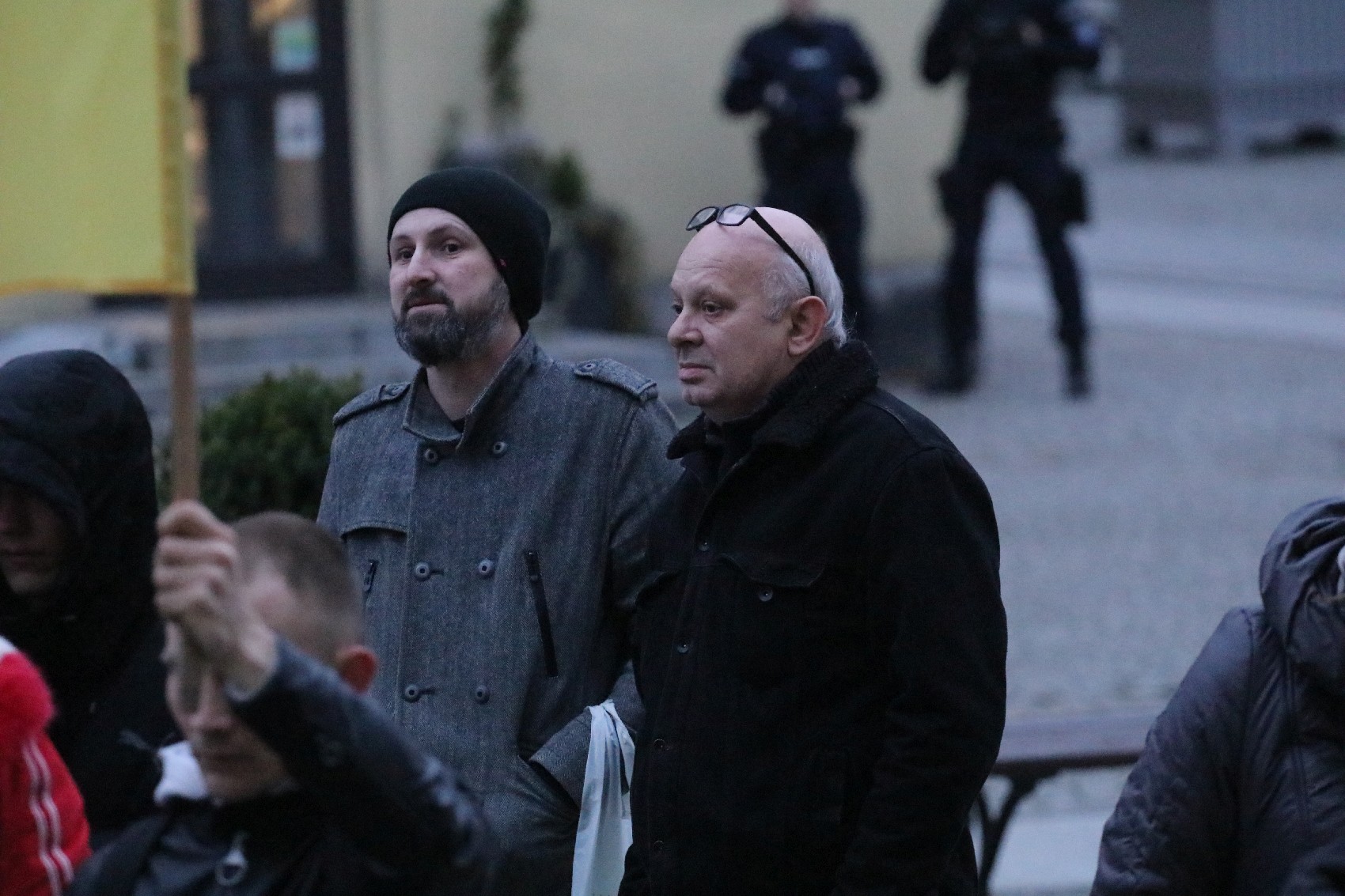 Pokojowo wyrazili wsparcie i solidarność z walczącą Ukrainą