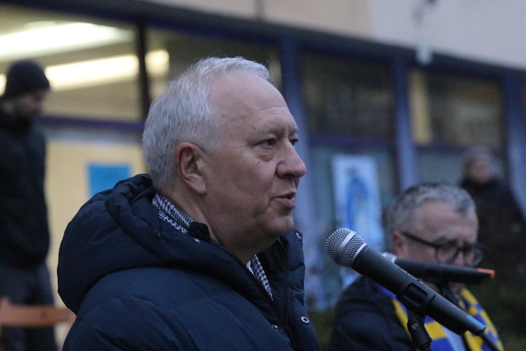 Pokojowo wyrazili wsparcie i solidarność z walczącą Ukrainą