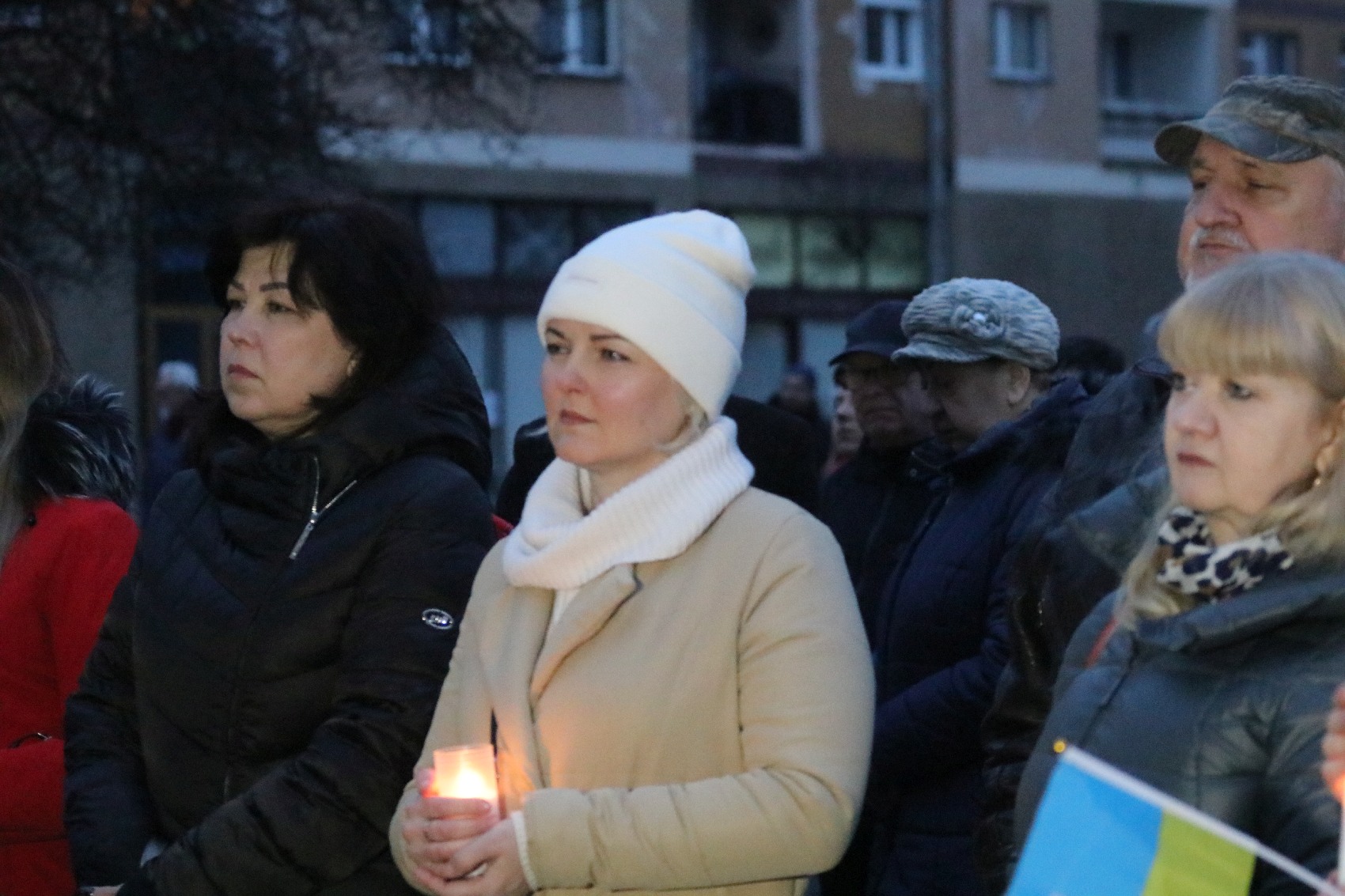 Pokojowo wyrazili wsparcie i solidarność z walczącą Ukrainą