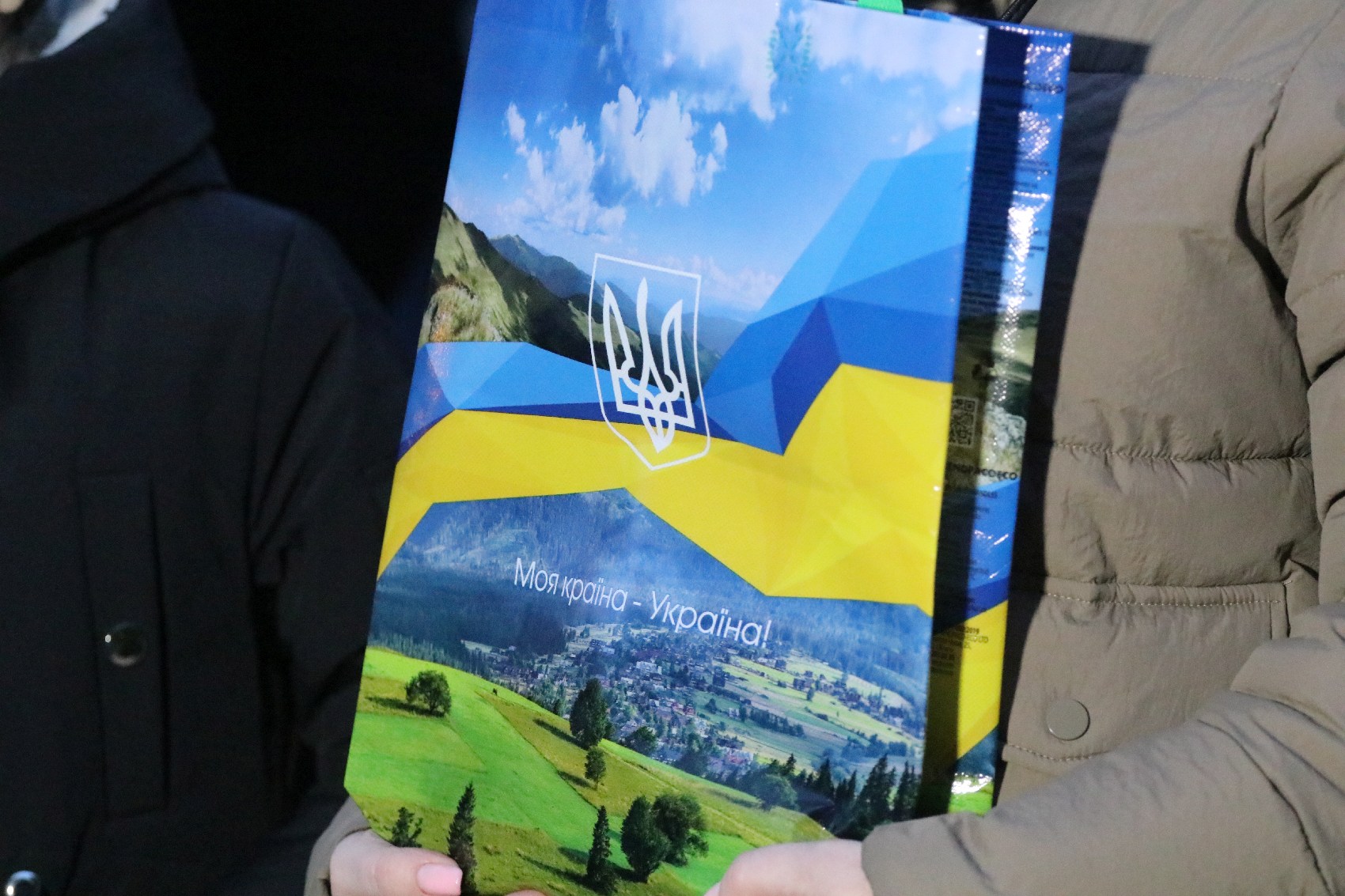 Pokojowo wyrazili wsparcie i solidarność z walczącą Ukrainą