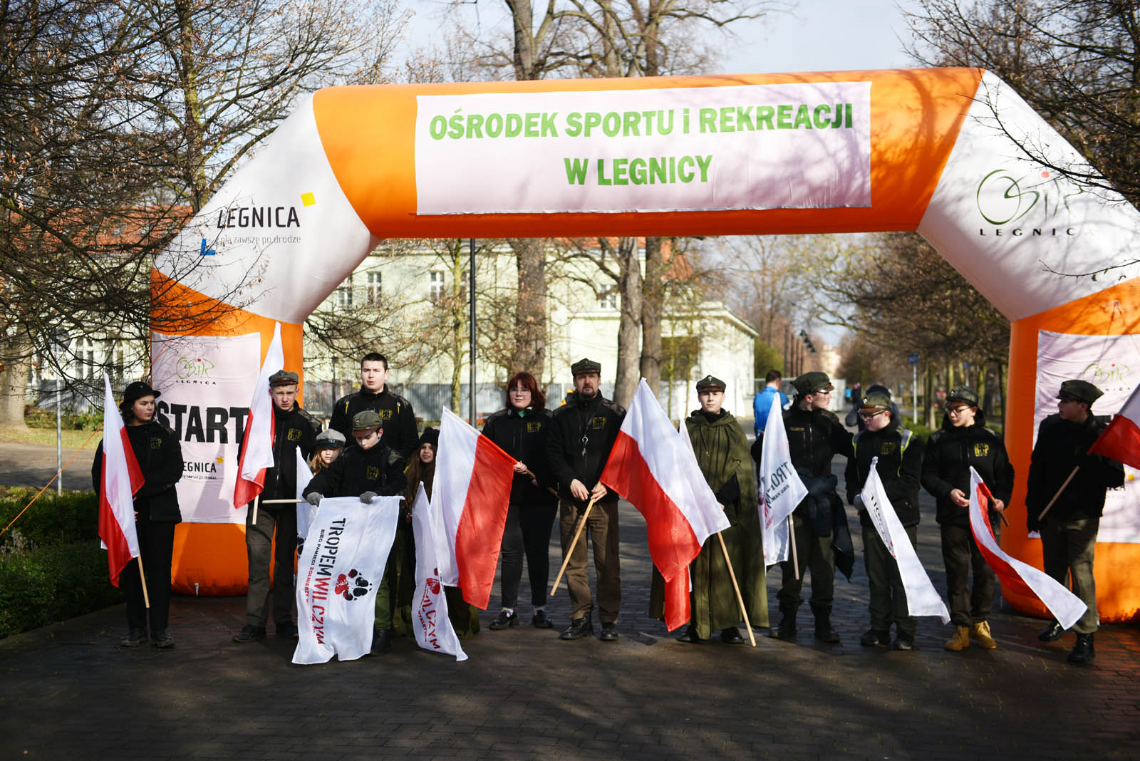 Pobiegli „Tropem Wilczym” na symbolicznym dystansie