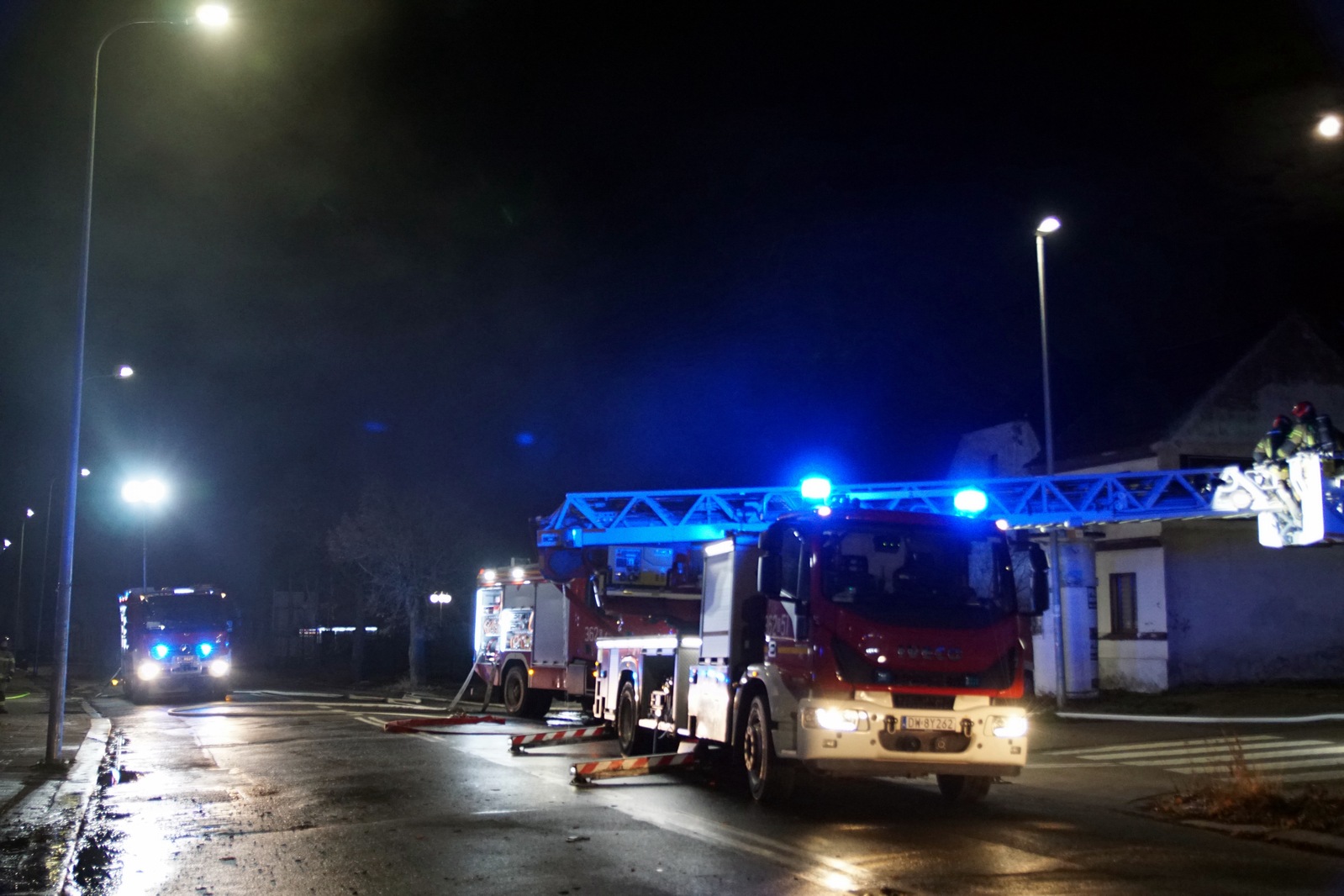 Groźny pożar przy Głogowskiej. Jest ofiara śmiertelna