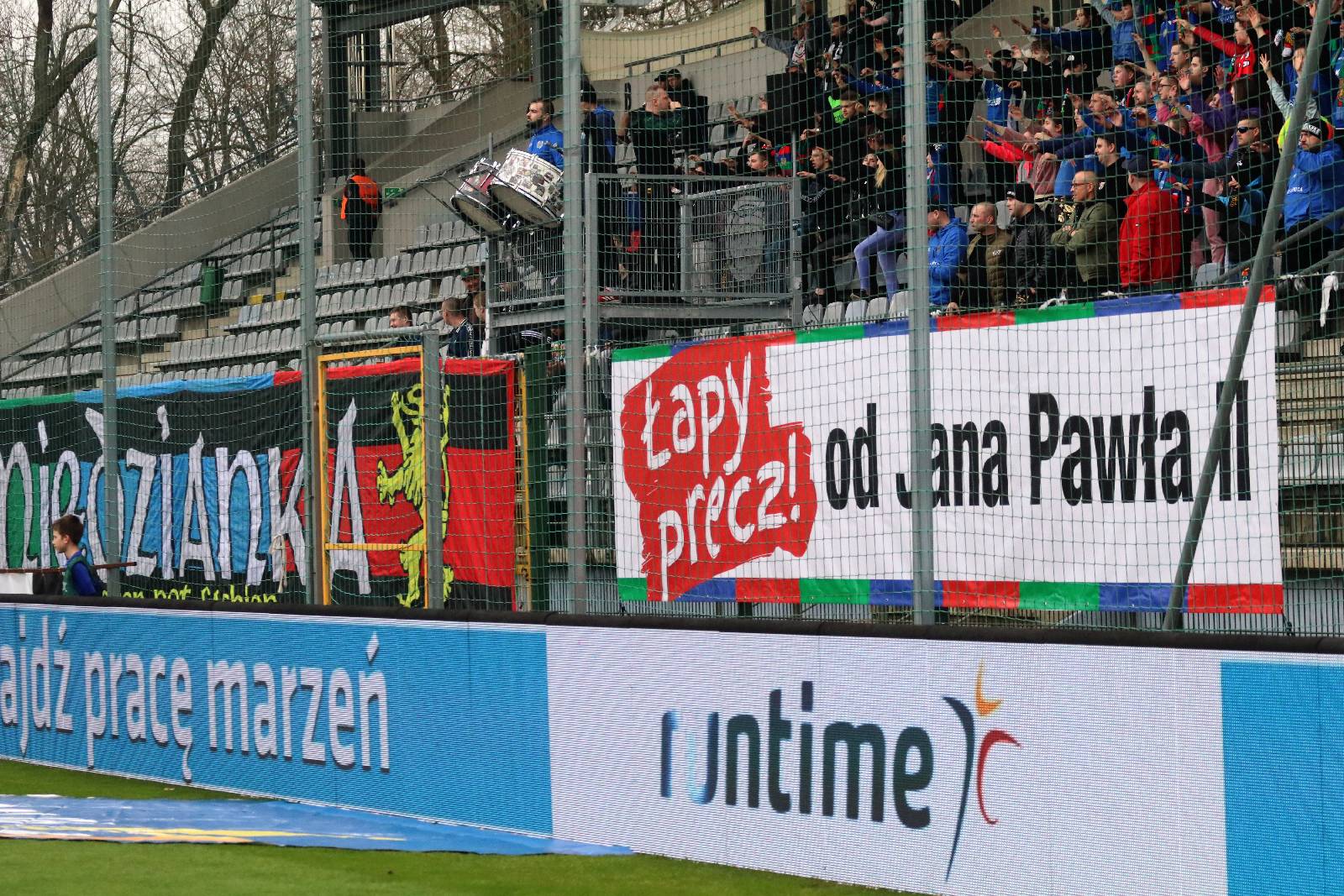 Niestety trzy punkty w łatwy sposób zgarnęli goście z Gliwic