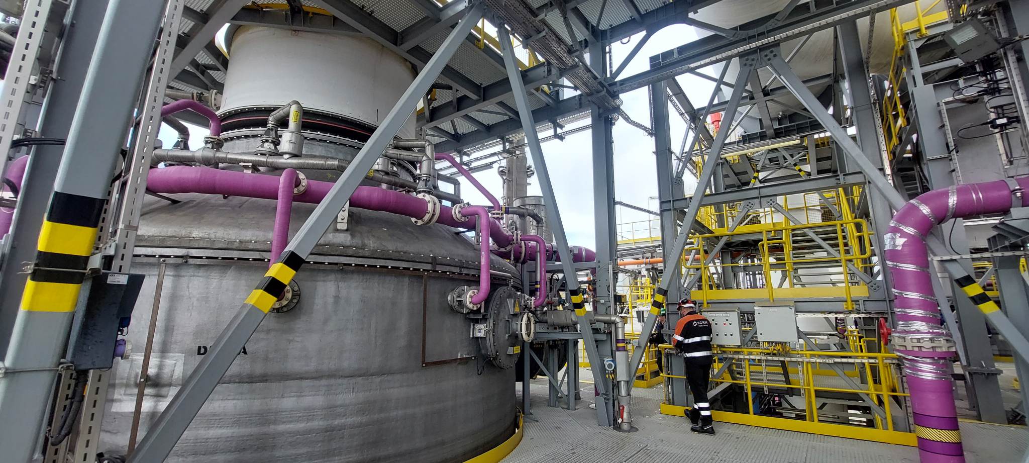 Autorski węzeł oczyszczania na instalacji SOLINOX w Hucie Miedzi