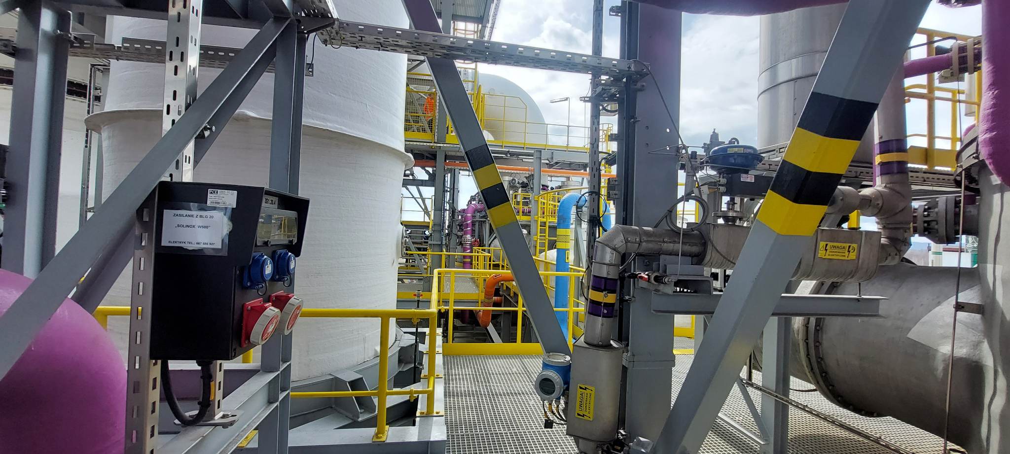 Autorski węzeł oczyszczania na instalacji SOLINOX w Hucie Miedzi