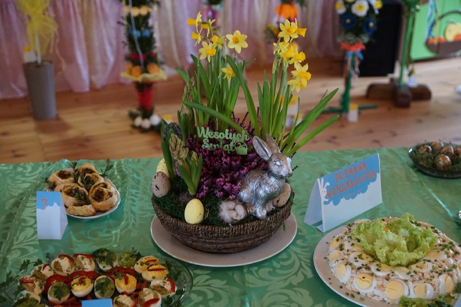 Konkurs wielkanocny w Rosochatej. Palmy i potrawy nagrodzone