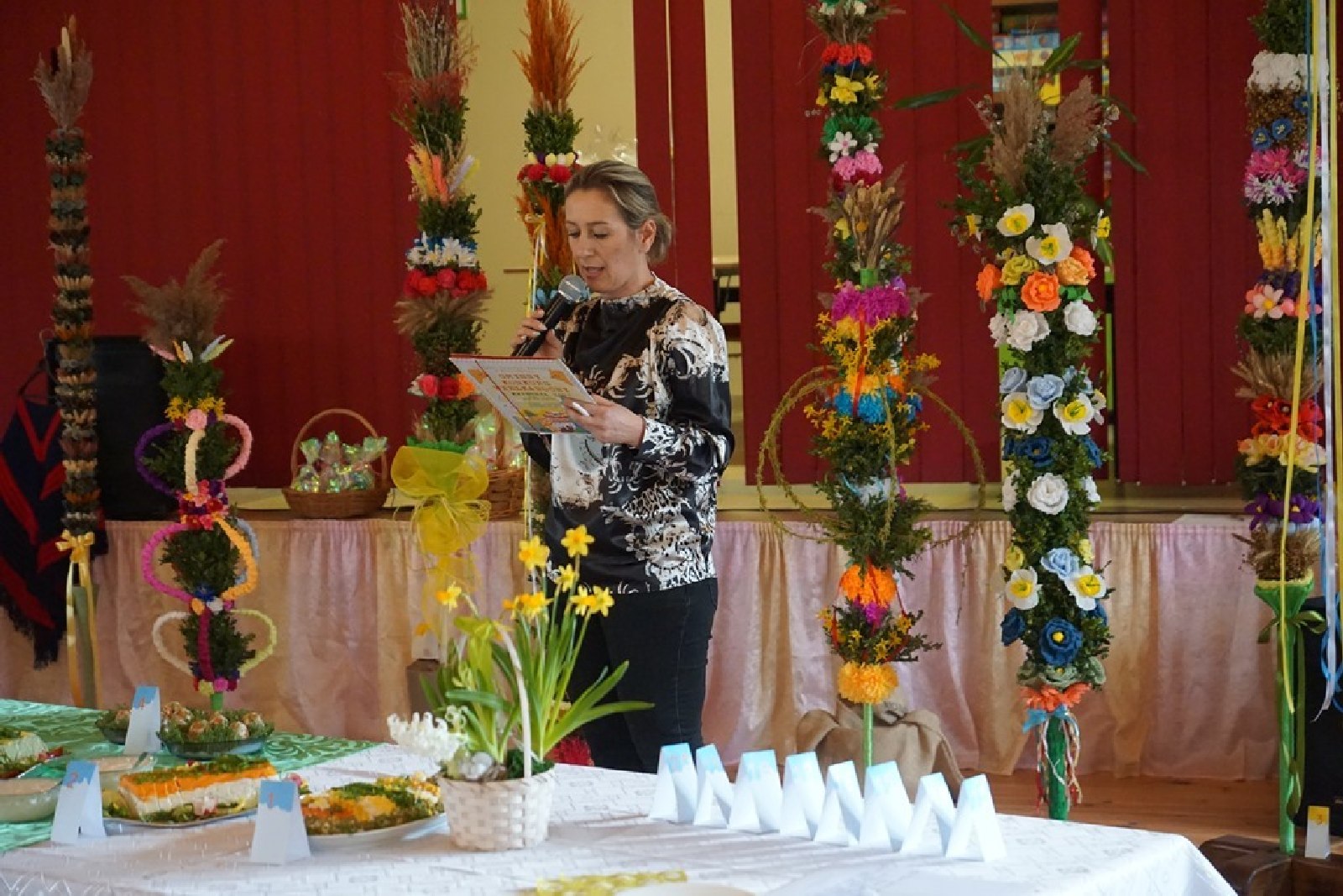 Konkurs wielkanocny w Rosochatej. Palmy i potrawy nagrodzone