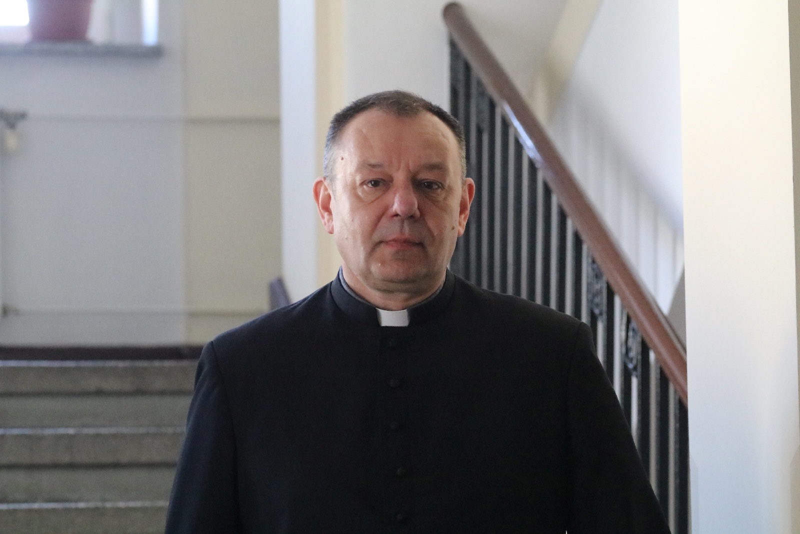 Konferencja prasowa z udziałem księdza Piotra Wawrzynka