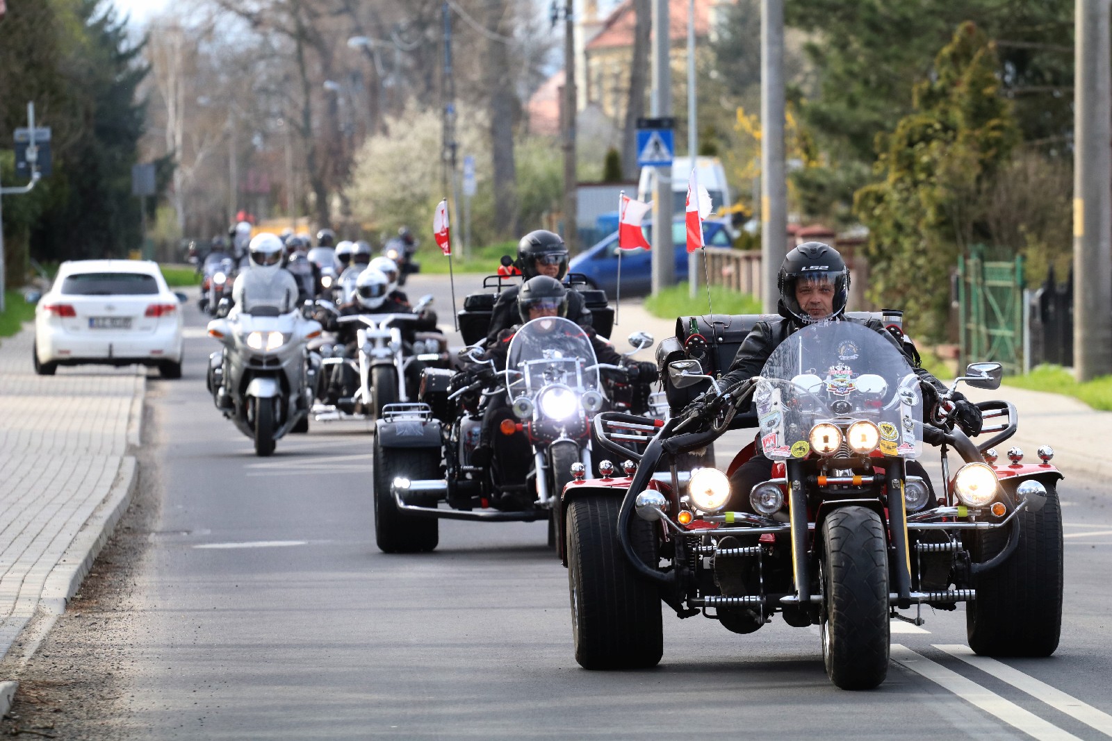 Pielgrzymka motocyklistów, poświęcenie sztandarów i Msza święta