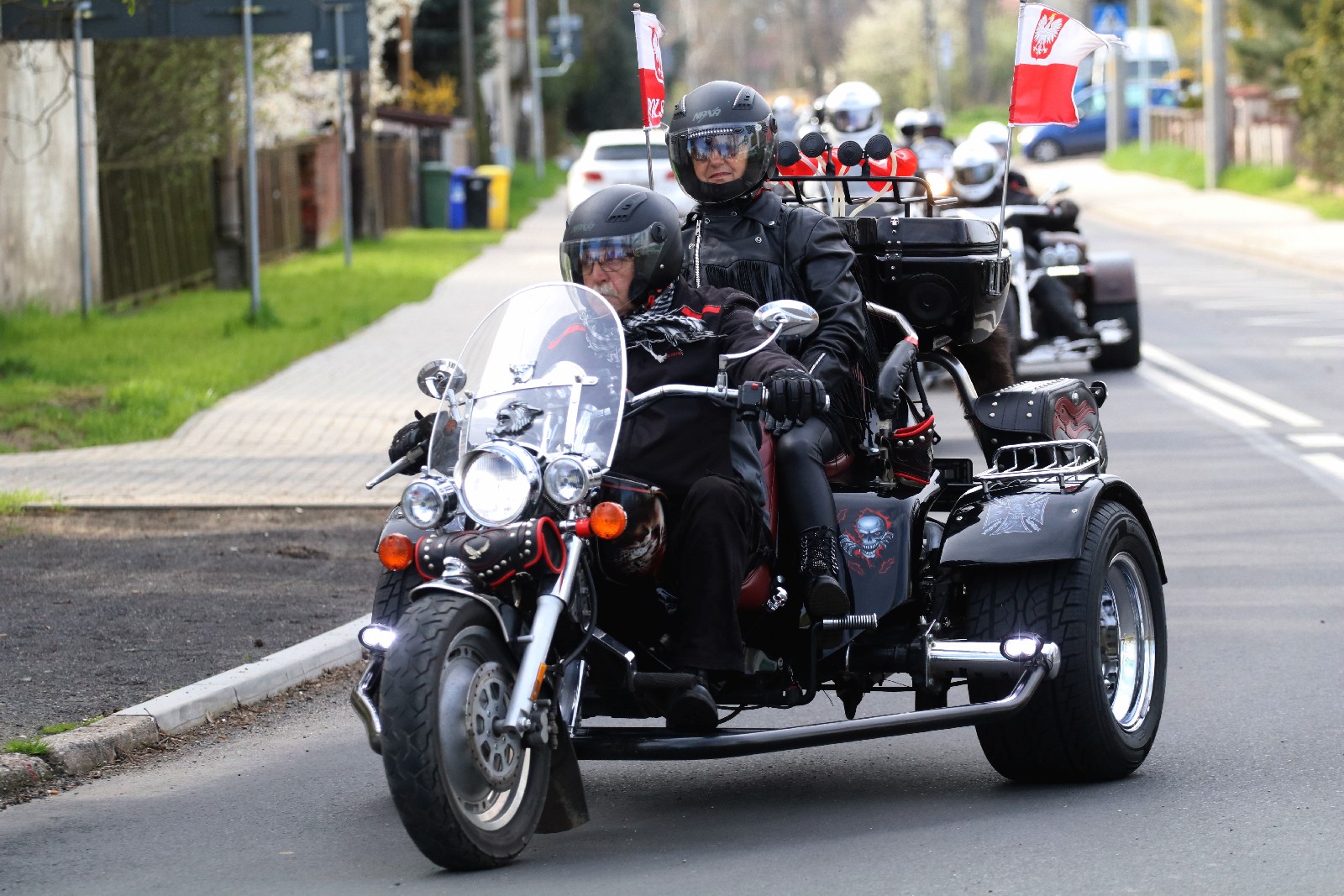 Pielgrzymka motocyklistów, poświęcenie sztandarów i Msza święta
