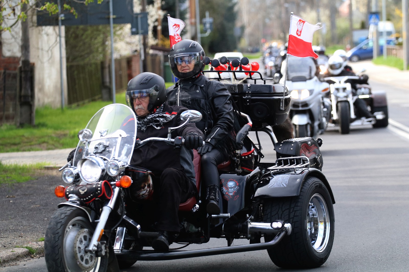Pielgrzymka motocyklistów, poświęcenie sztandarów i Msza święta