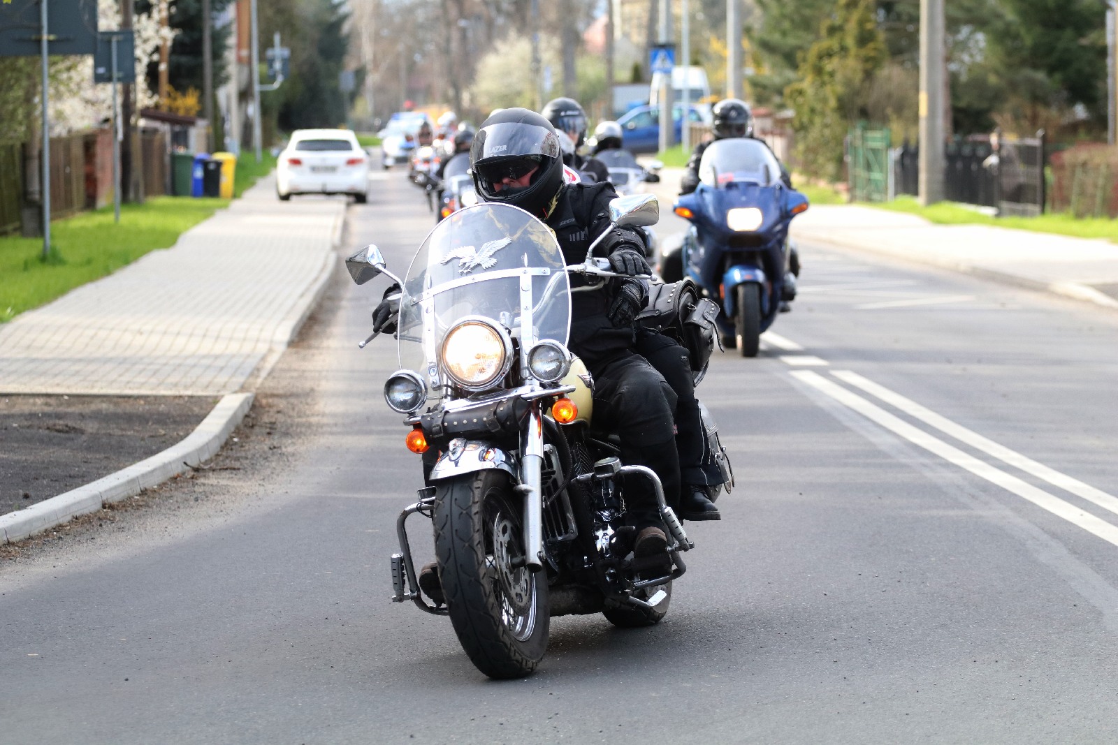 Pielgrzymka motocyklistów, poświęcenie sztandarów i Msza święta