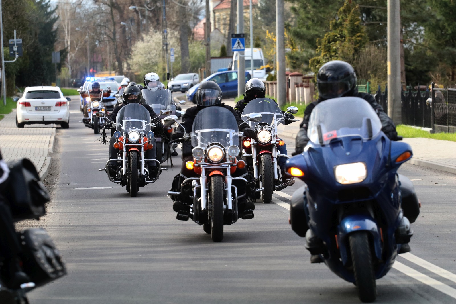 Pielgrzymka motocyklistów, poświęcenie sztandarów i Msza święta
