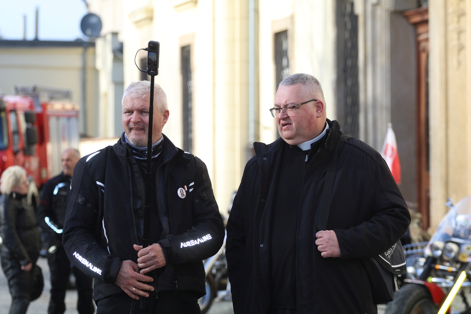 Pielgrzymka motocyklistów, poświęcenie sztandarów i Msza święta