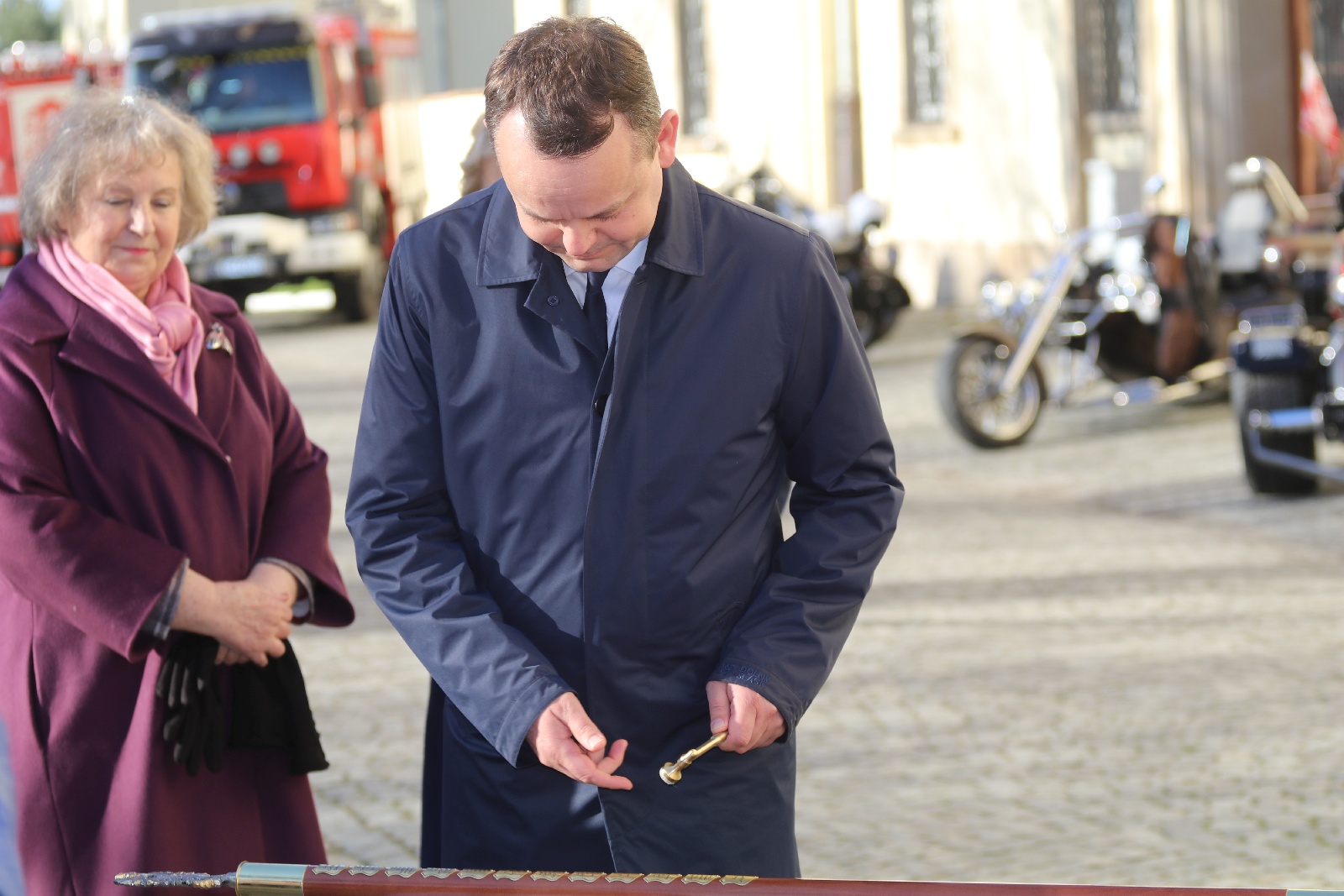 Pielgrzymka motocyklistów, poświęcenie sztandarów i Msza święta