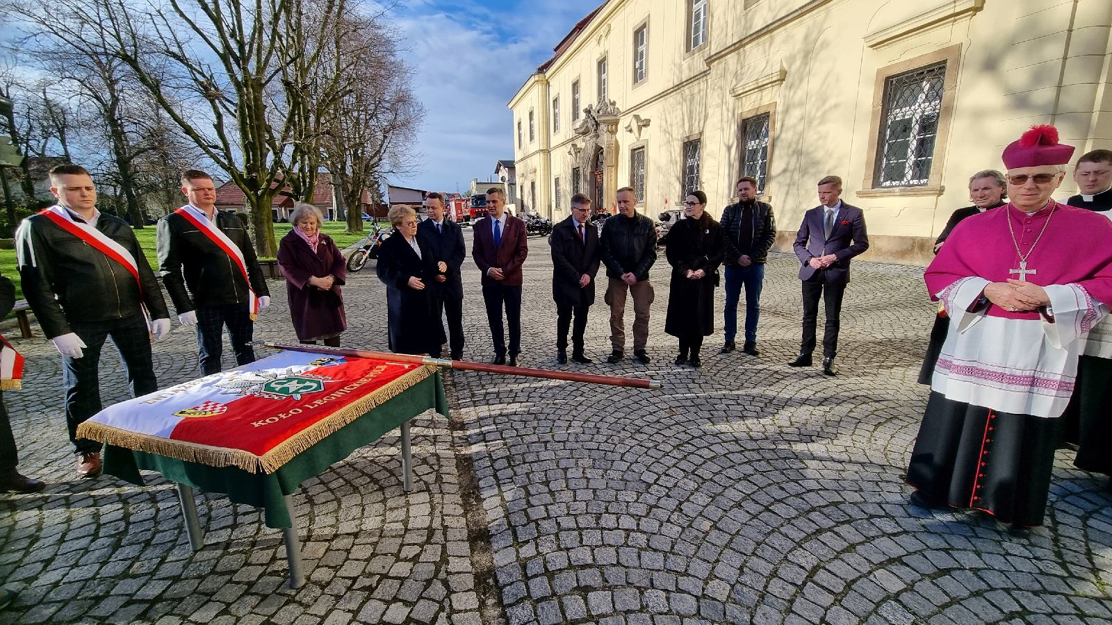 Pielgrzymka motocyklistów, poświęcenie sztandarów i Msza święta