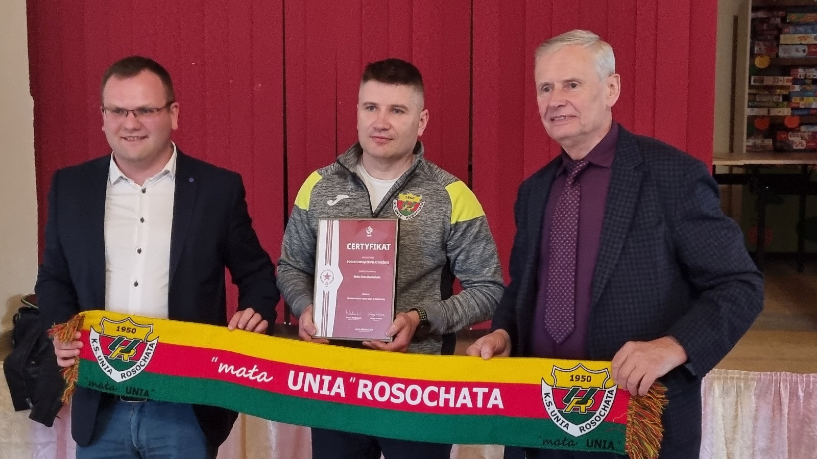 Uroczystość wręczenia Brązowego Certyfikatu PZPN