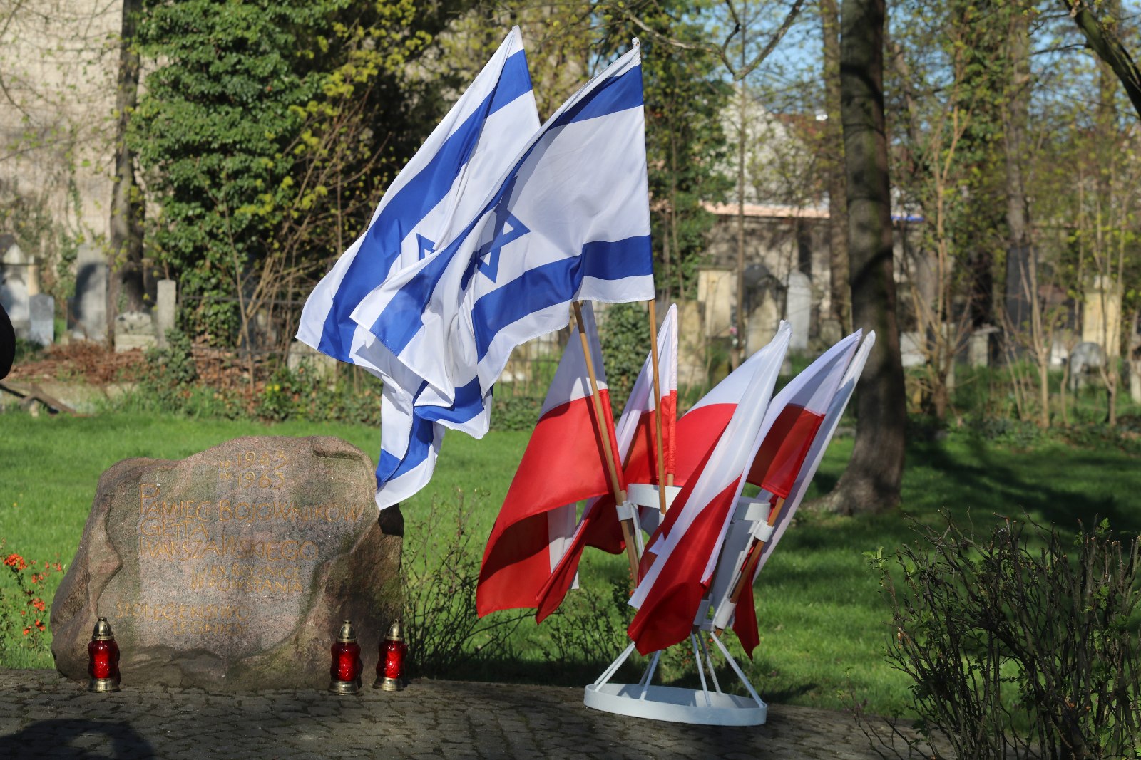 Legnica uczciła 80. rocznicę wybuchu powstania w getcie