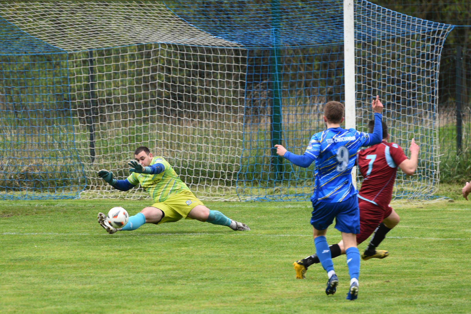 Stal Chocianów wygrywa z Błękitnymi Koskowice