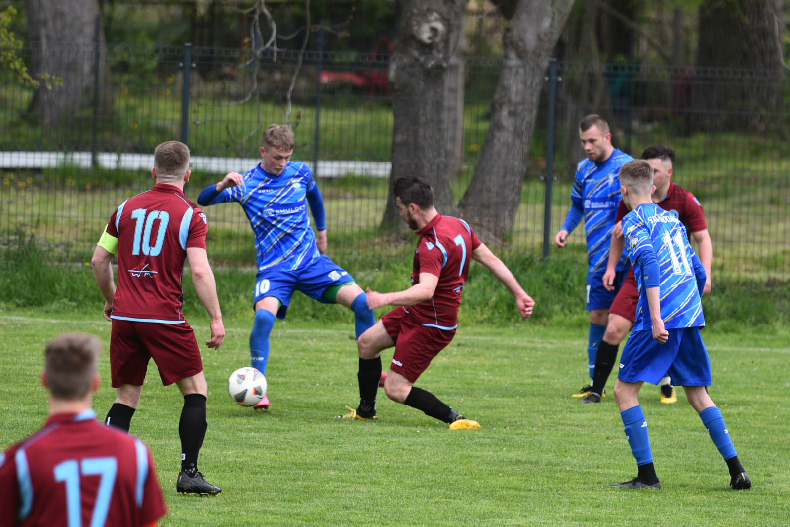 Stal Chocianów wygrywa z Błękitnymi Koskowice