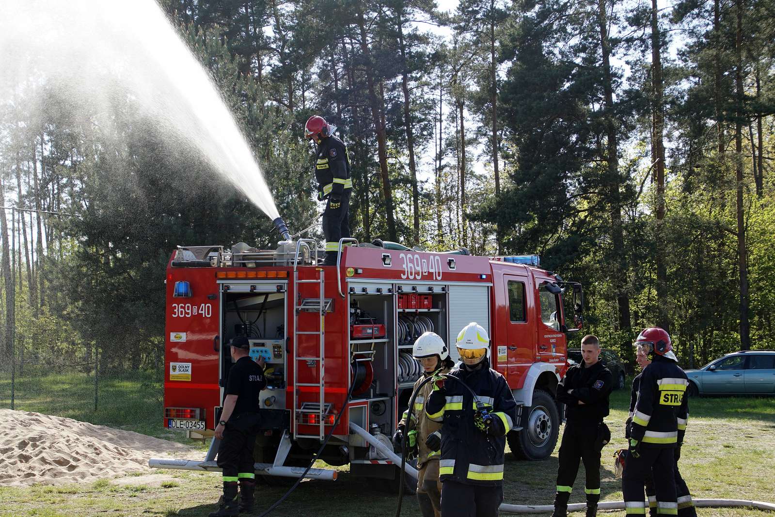 Strażacy z gminy Kunice świętowali, bawili się w Miłogostowicach