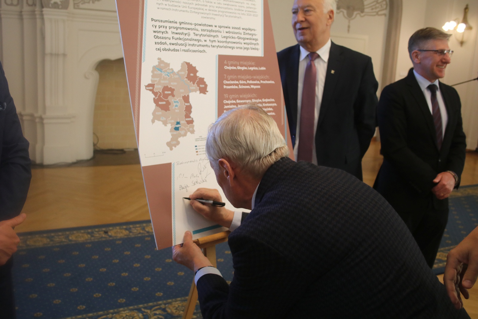 Podpisanie porozumienia gminno-powiatowego w sprawie ZIT LGOF