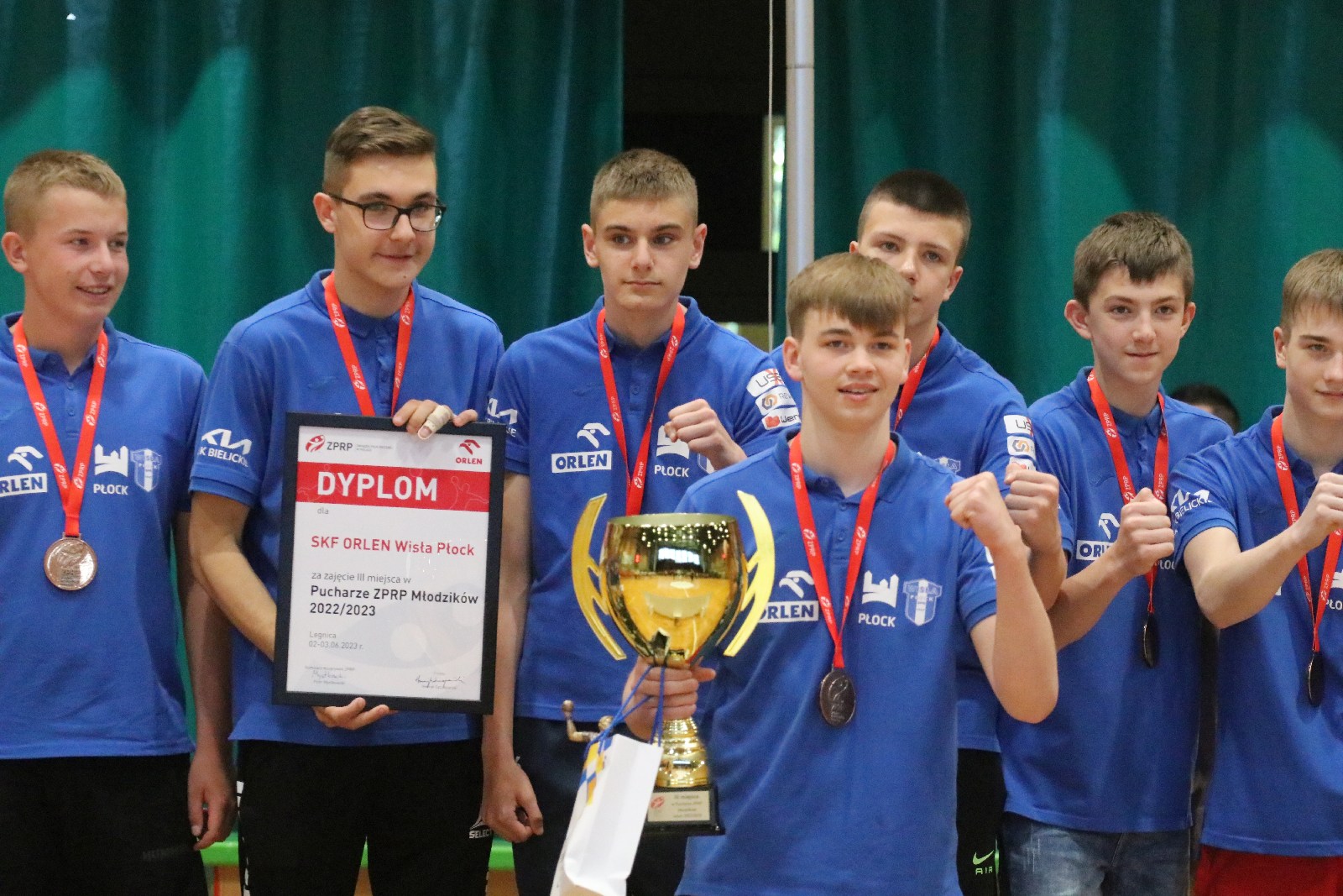 Młodzicy Siódemki Huras Legnica Mistrzami Polski