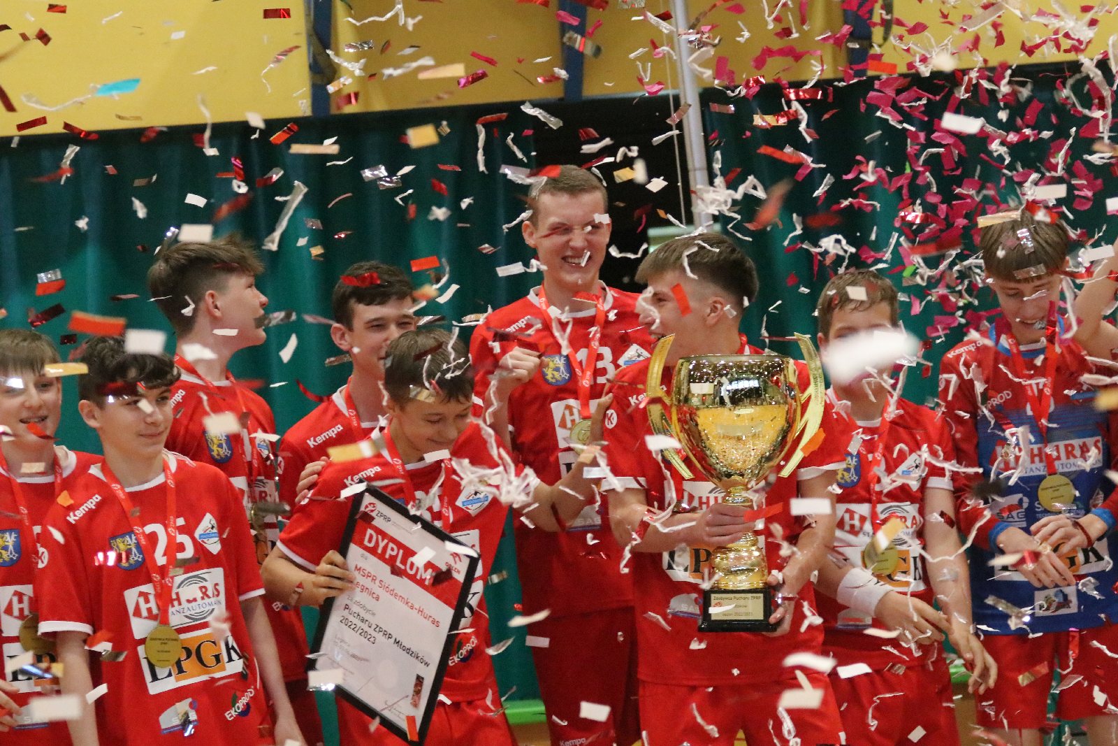 Młodzicy Siódemki Huras Legnica Mistrzami Polski