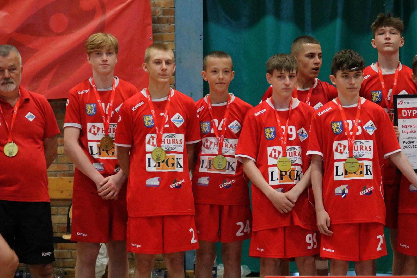Młodzicy Siódemki Huras Legnica Mistrzami Polski