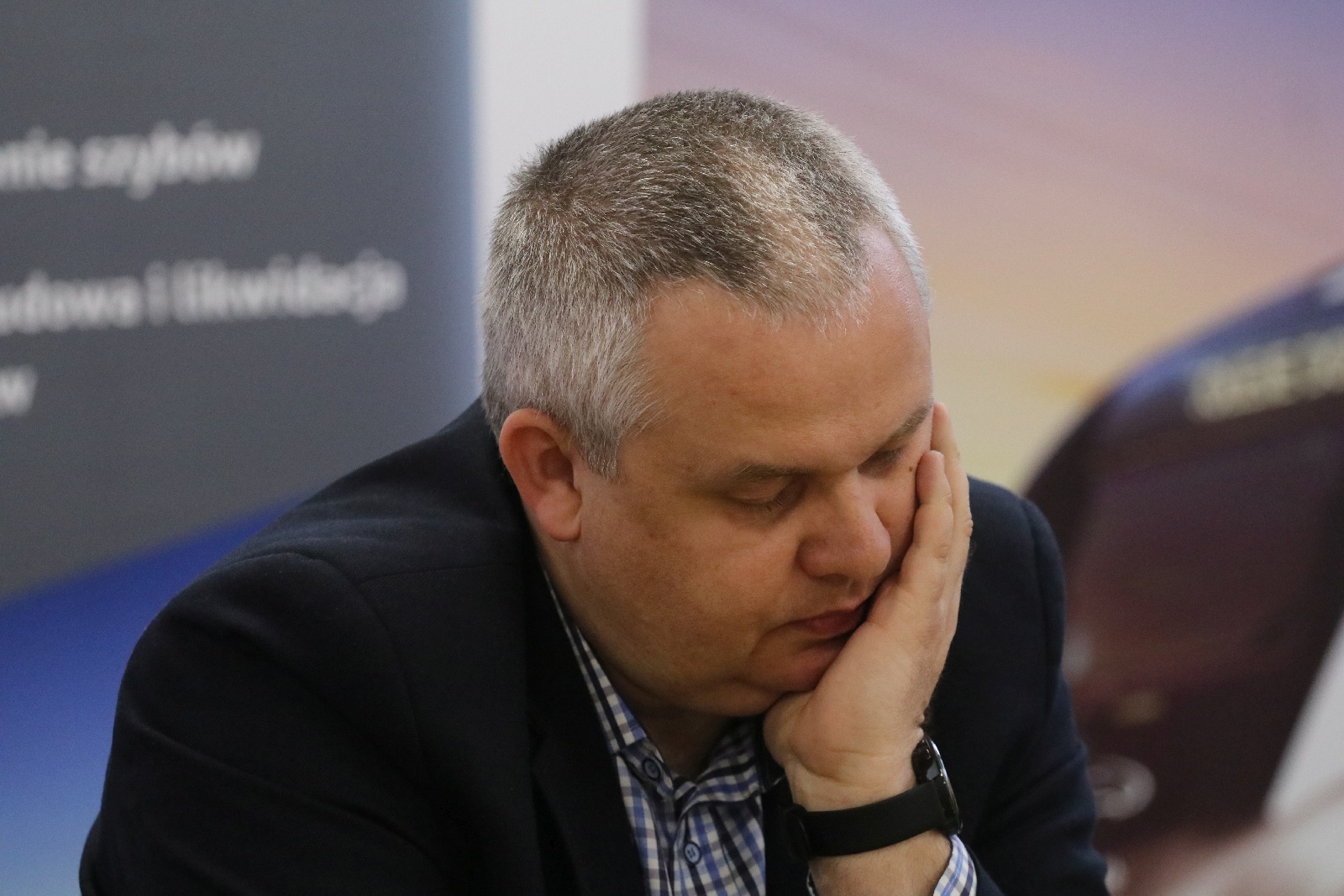 Symultana szachowa z Cherniaievem i wręczenie pucharów