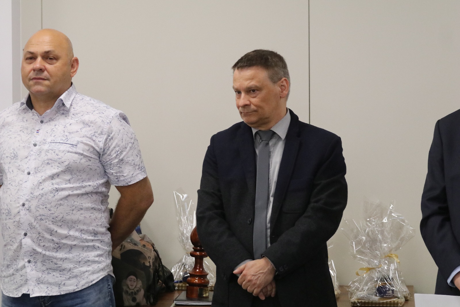Symultana szachowa z Cherniaievem i wręczenie pucharów