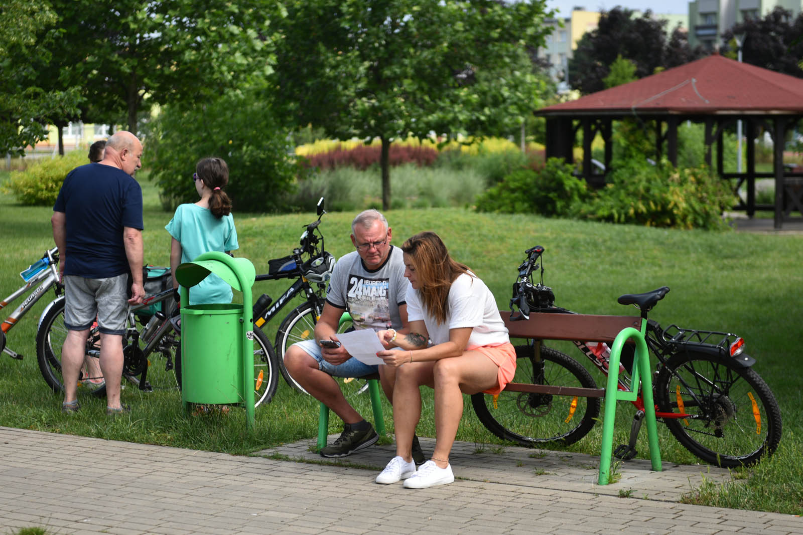 Pojechali z OSiR-em na rajd rowerowy do trzech jezior