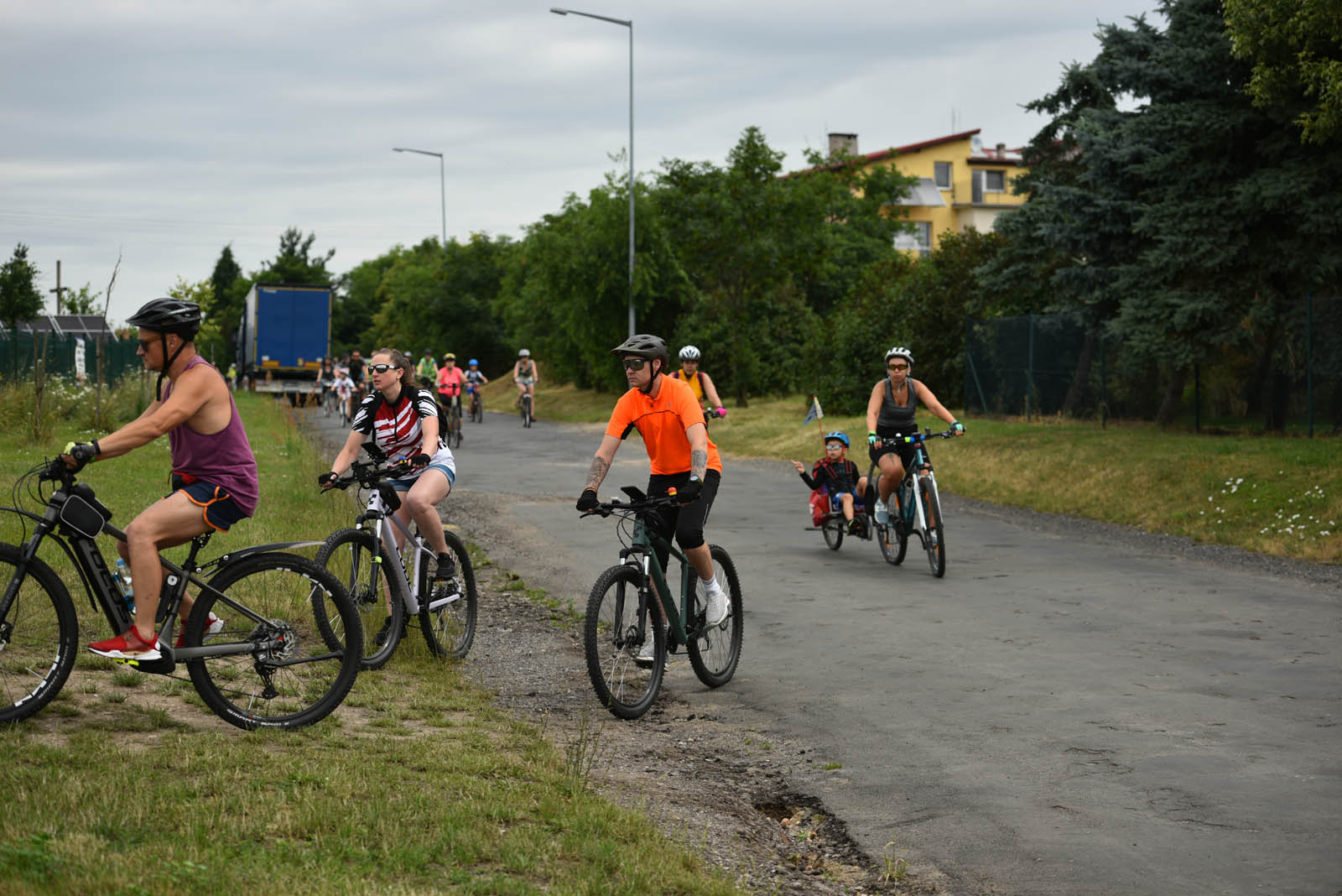 Pojechali z OSiR-em na rajd rowerowy do trzech jezior