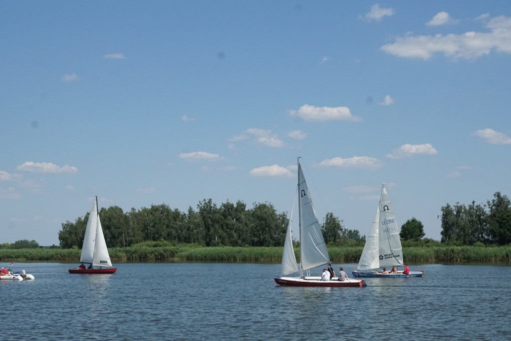 Wypłynęły żaglówki po Puchar Wójta Gminy Kunice         
