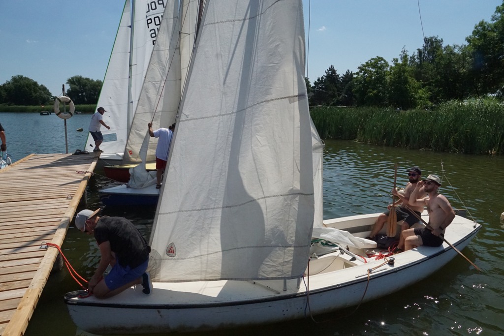 Wypłynęły żaglówki po Puchar Wójta Gminy Kunice         
