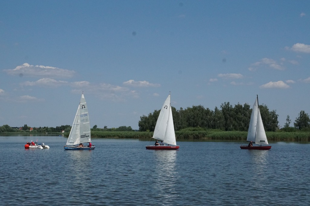 Wypłynęły żaglówki po Puchar Wójta Gminy Kunice         
