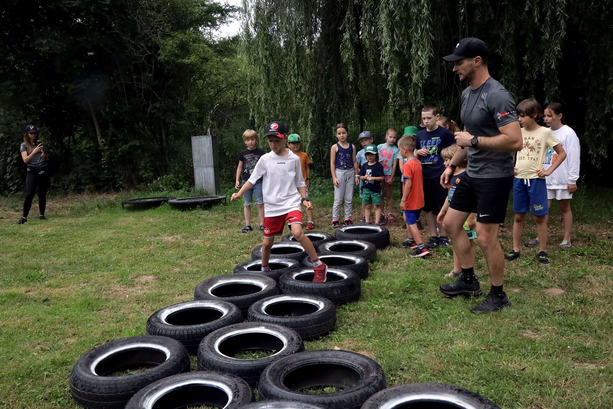Ninja Kids pokonuje przeszkody na kąpielisku Kormoran