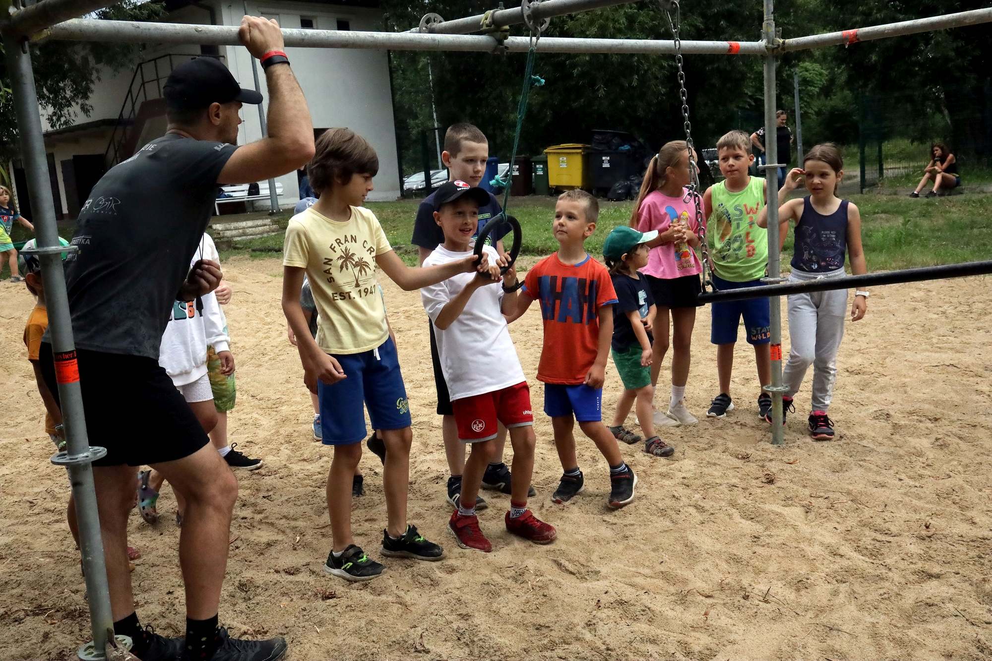 Ninja Kids pokonuje przeszkody na kąpielisku Kormoran