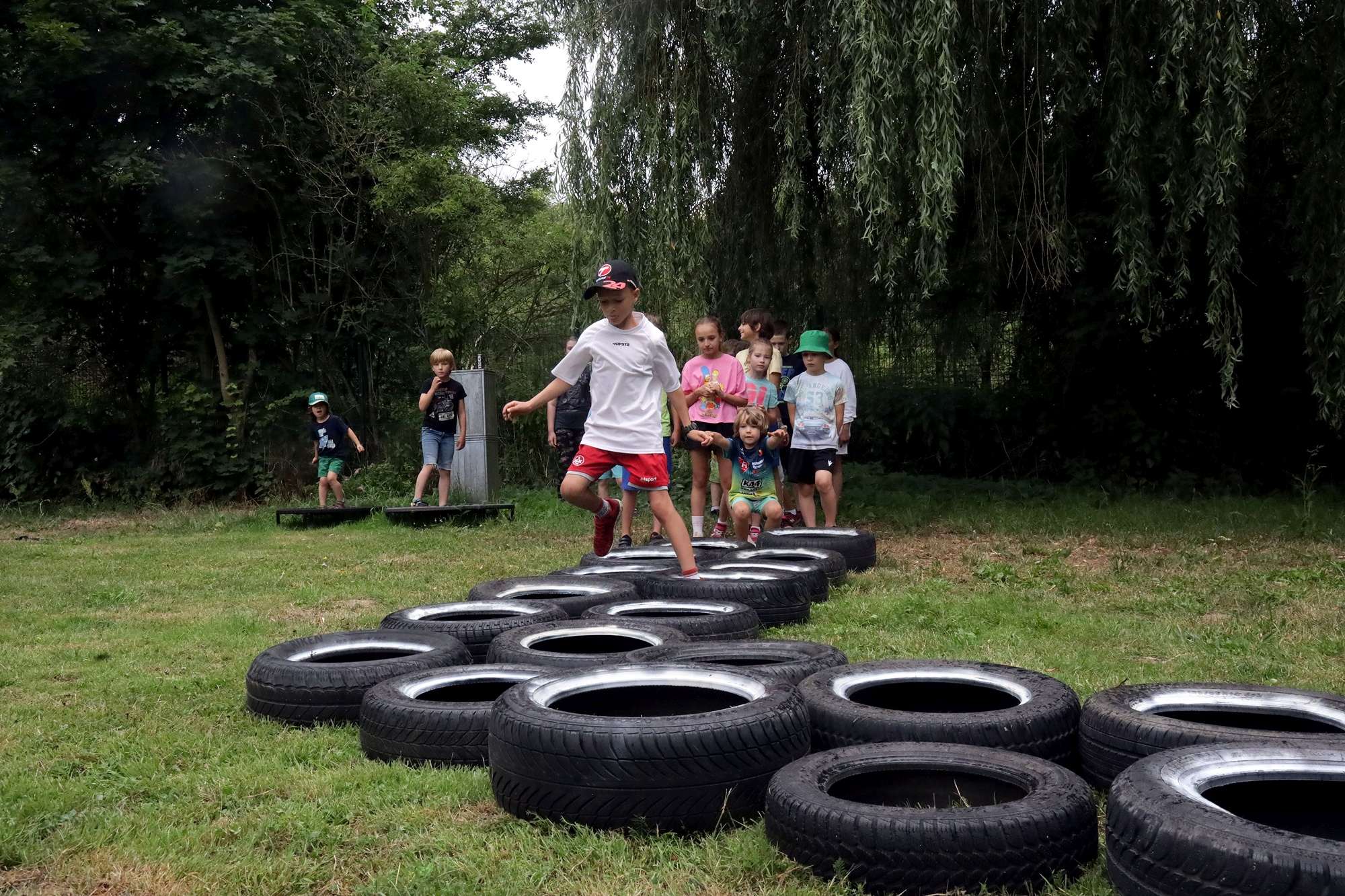 Ninja Kids pokonuje przeszkody na kąpielisku Kormoran