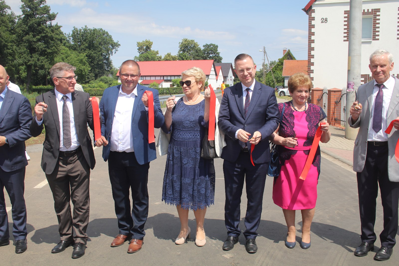 Otwarcie odcinka drogi powiatowej w Szczytnikach nad Kaczawą