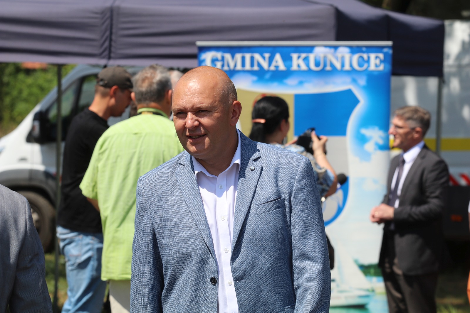 Otwarcie odcinka drogi powiatowej w Szczytnikach nad Kaczawą