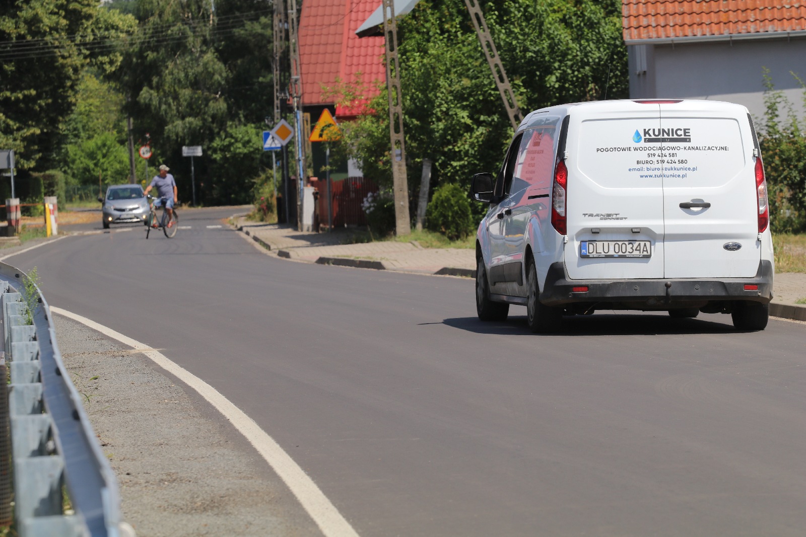 Otwarcie odcinka drogi powiatowej w Szczytnikach nad Kaczawą