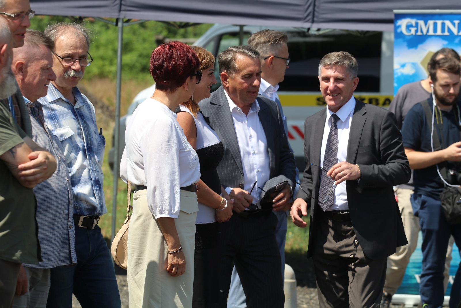 Otwarcie odcinka drogi powiatowej w Szczytnikach nad Kaczawą